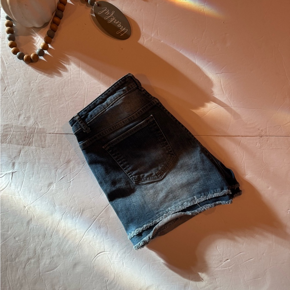 Michael Kors Dark Blue Jean Shorts - Picture 2 of 2
